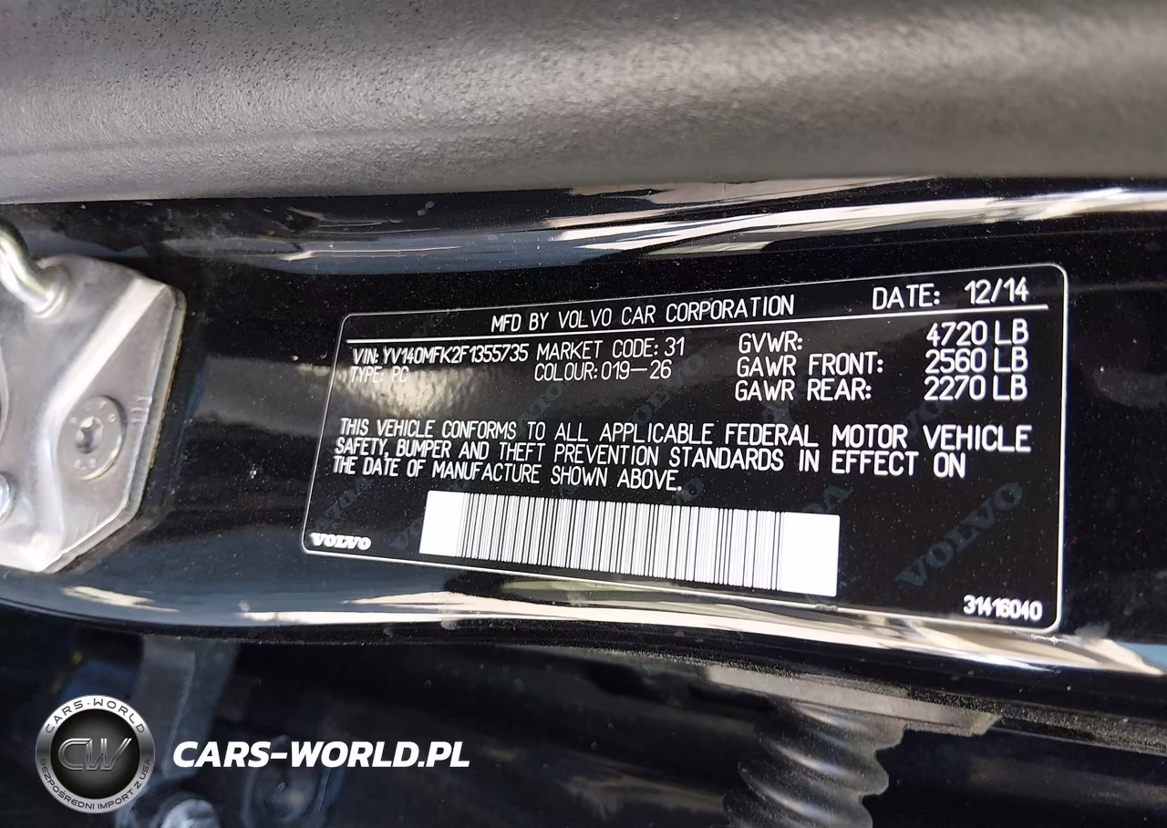 2015 Volvo S60 T5 Premier VIN:YV140MFK2F1355735 - 9