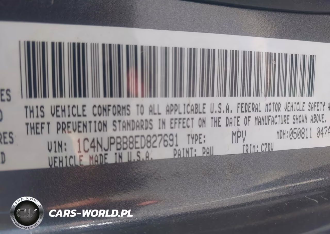 2014 Jeep Patriot Sport VIN:1C4NJPBB8ED827691 - 9