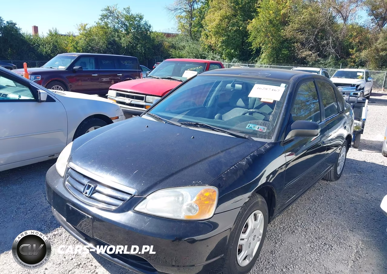 2001 Honda Civic Lx VIN:2HGES16541H542256 - 2