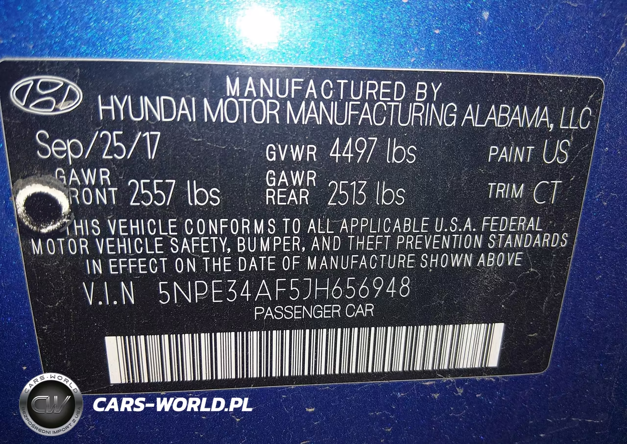 2018 Hyundai Sonata Sport VIN:5NPE34AF5JH656948 - 9