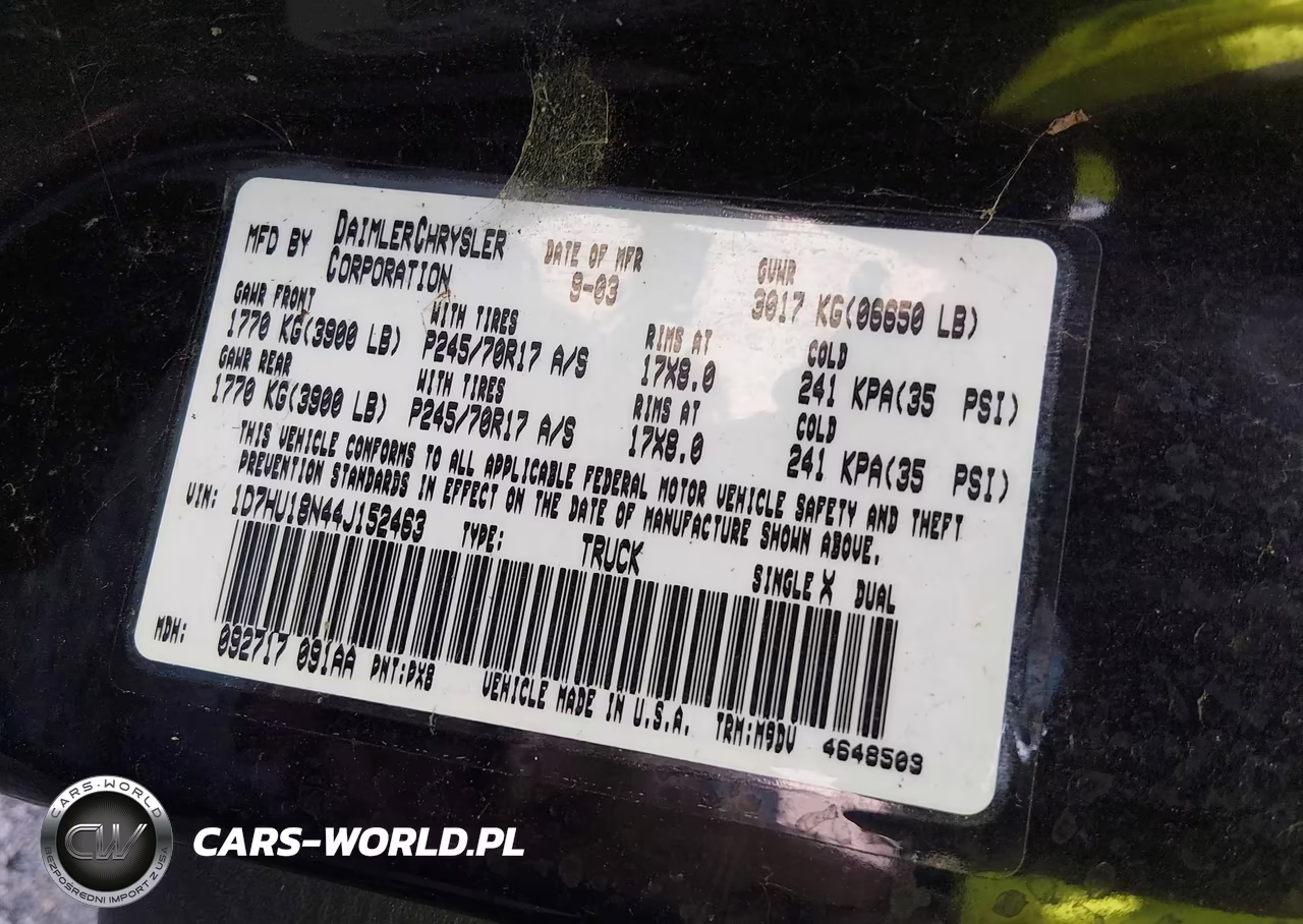 2004 Dodge Ram 1500 Slt-Laramie VIN:1D7HU18N44J152463 - 9