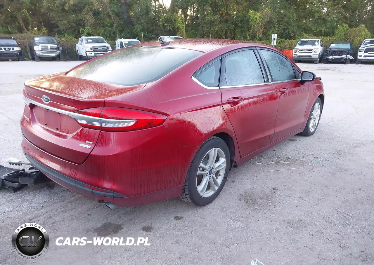 2018 Ford Fusion Se VIN:3FA6P0HD2JR218137 - 4