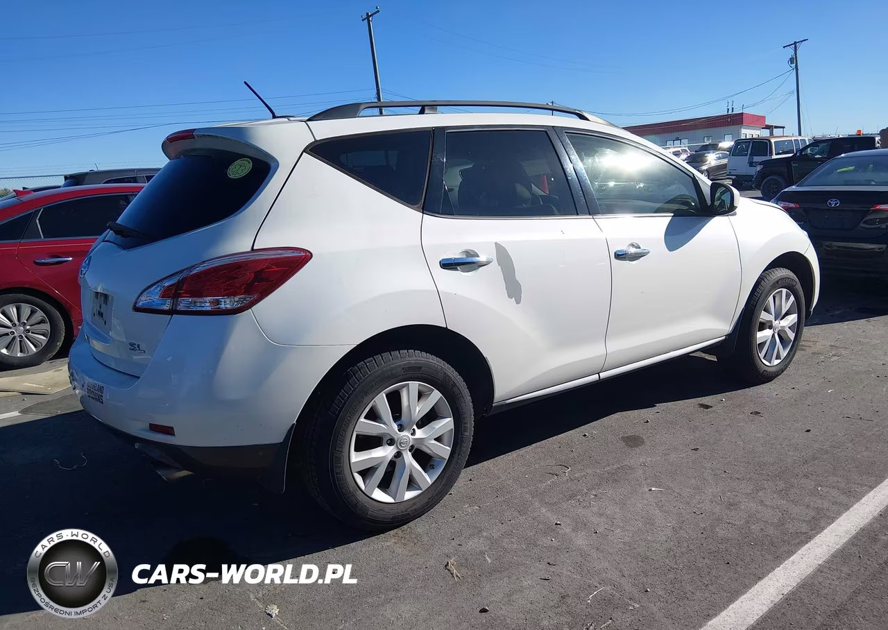 2014 Nissan Murano Sl VIN:JN8AZ1MU6EW406371 - 4
