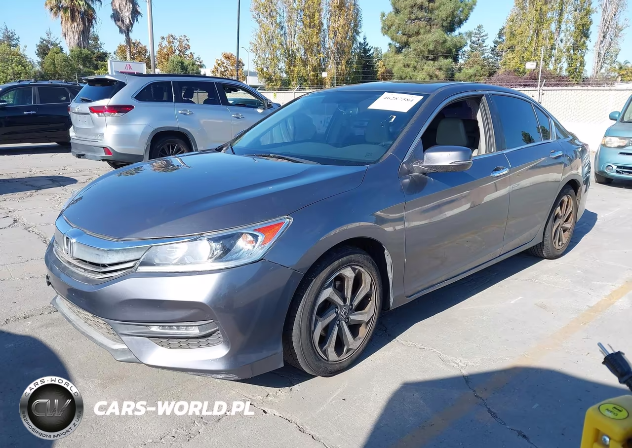 2016 Honda Accord Ex-L VIN:1HGCR2F86GA142578 - 2