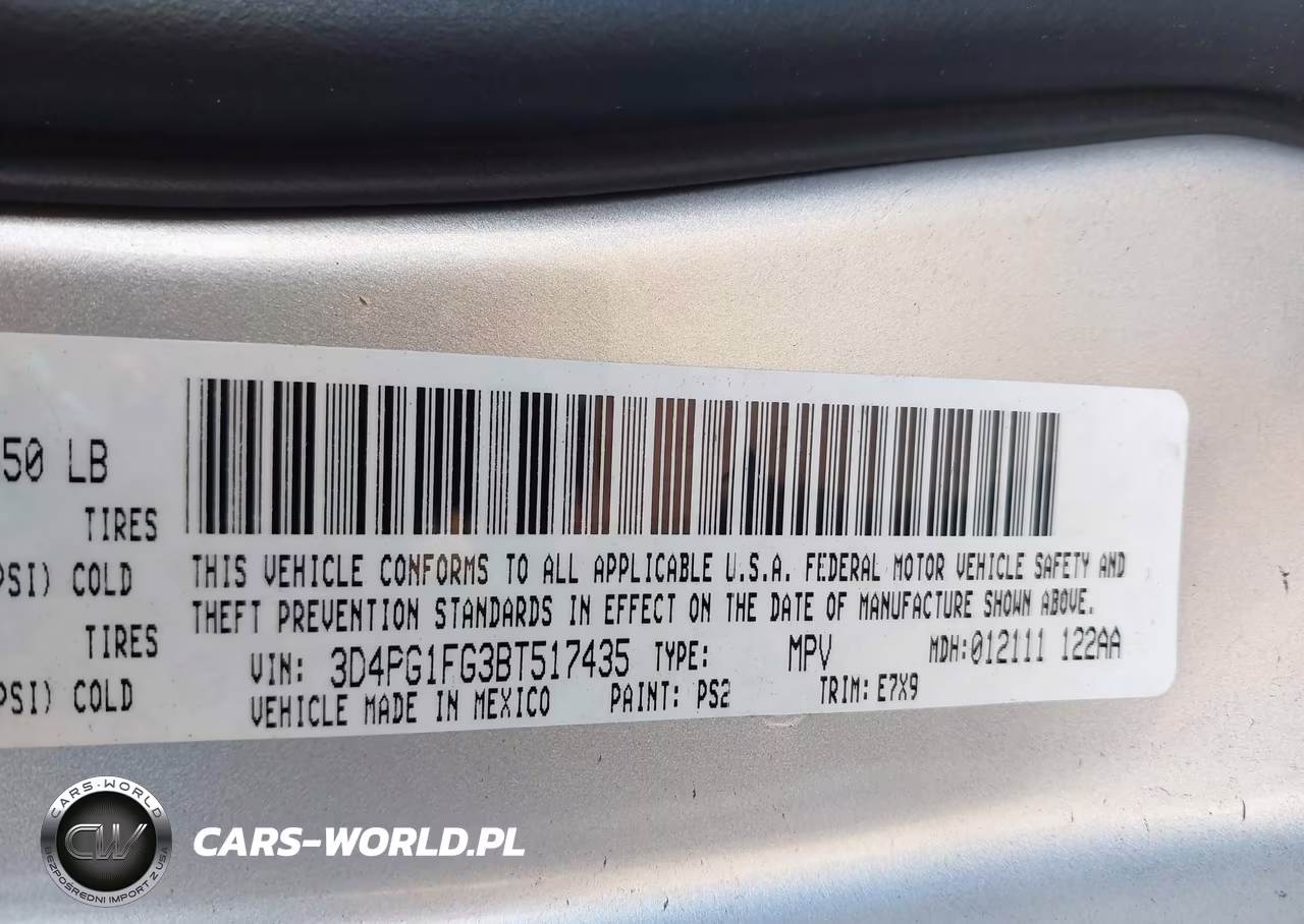 2011 Dodge Journey Mainstreet VIN:3D4PG1FG3BT517435 - 9