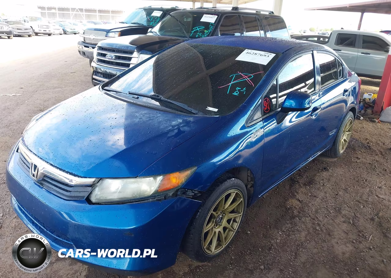 2012 Honda Civic Lx VIN:2HGFB2F51CH514394 - 2