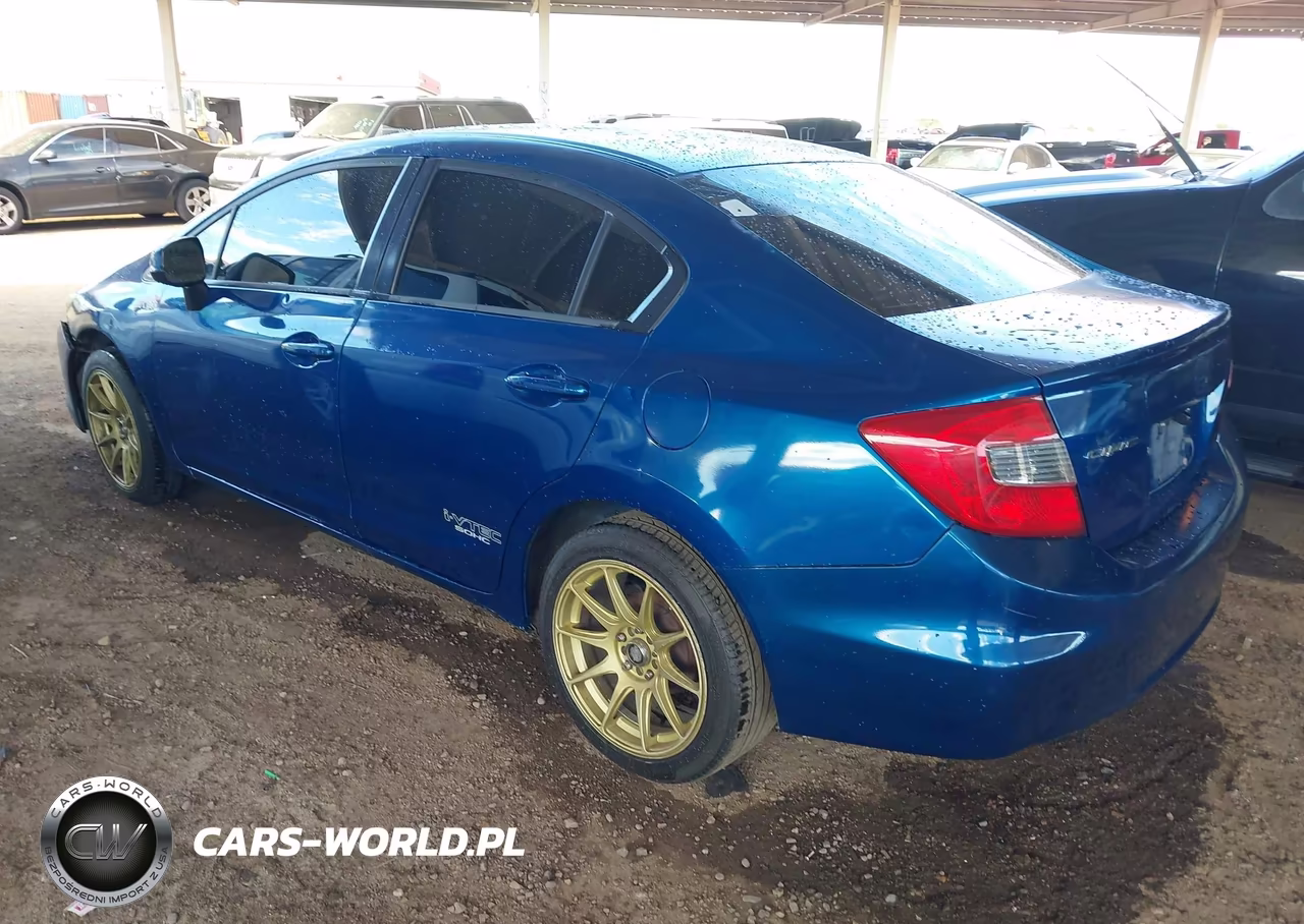 2012 Honda Civic Lx VIN:2HGFB2F51CH514394 - 3