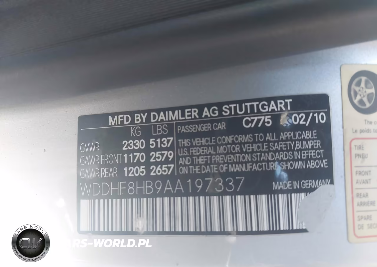 2010 Mercedes-Benz E 350 4Matic VIN:WDDHF8HB9AA197337 - 9