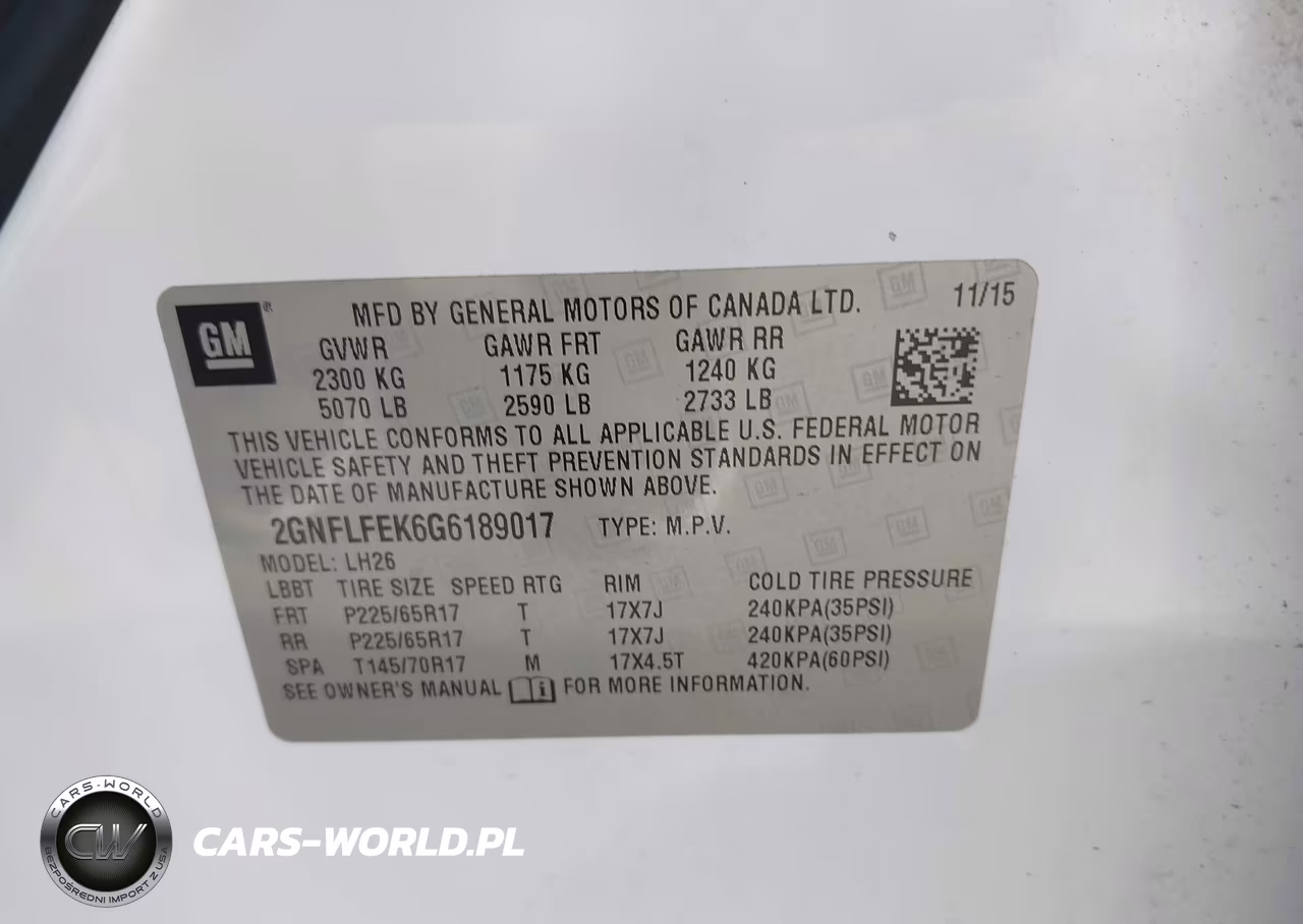 2016 Chevrolet Equinox Lt VIN:2GNFLFEK6G6189017 - 9