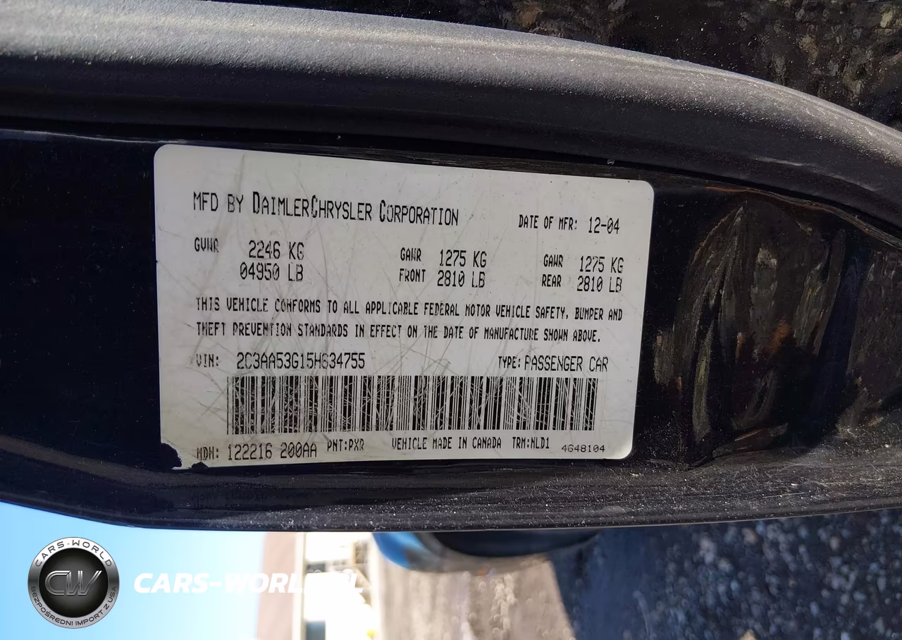 2005 Chrysler 300 Touring VIN:2C3AA53G15H634755 - 9