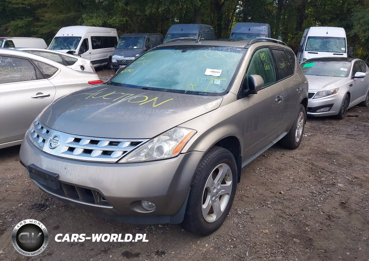 2004 Nissan Murano Sl VIN:JN8AZ08W14W303654 - 2