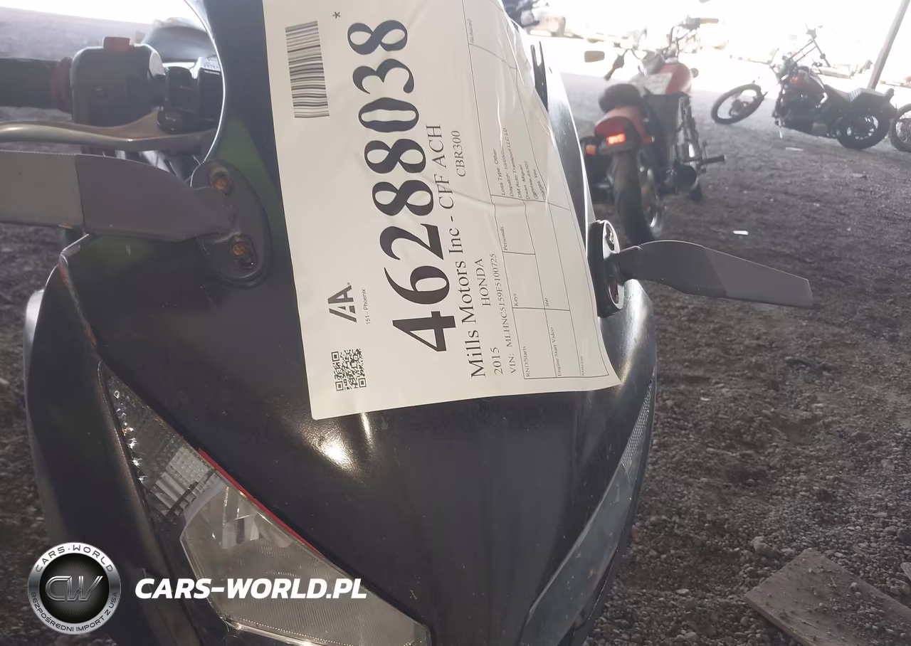 2015 Honda Cbr300 Ra VIN:MLHNC5159F5100725 - 5