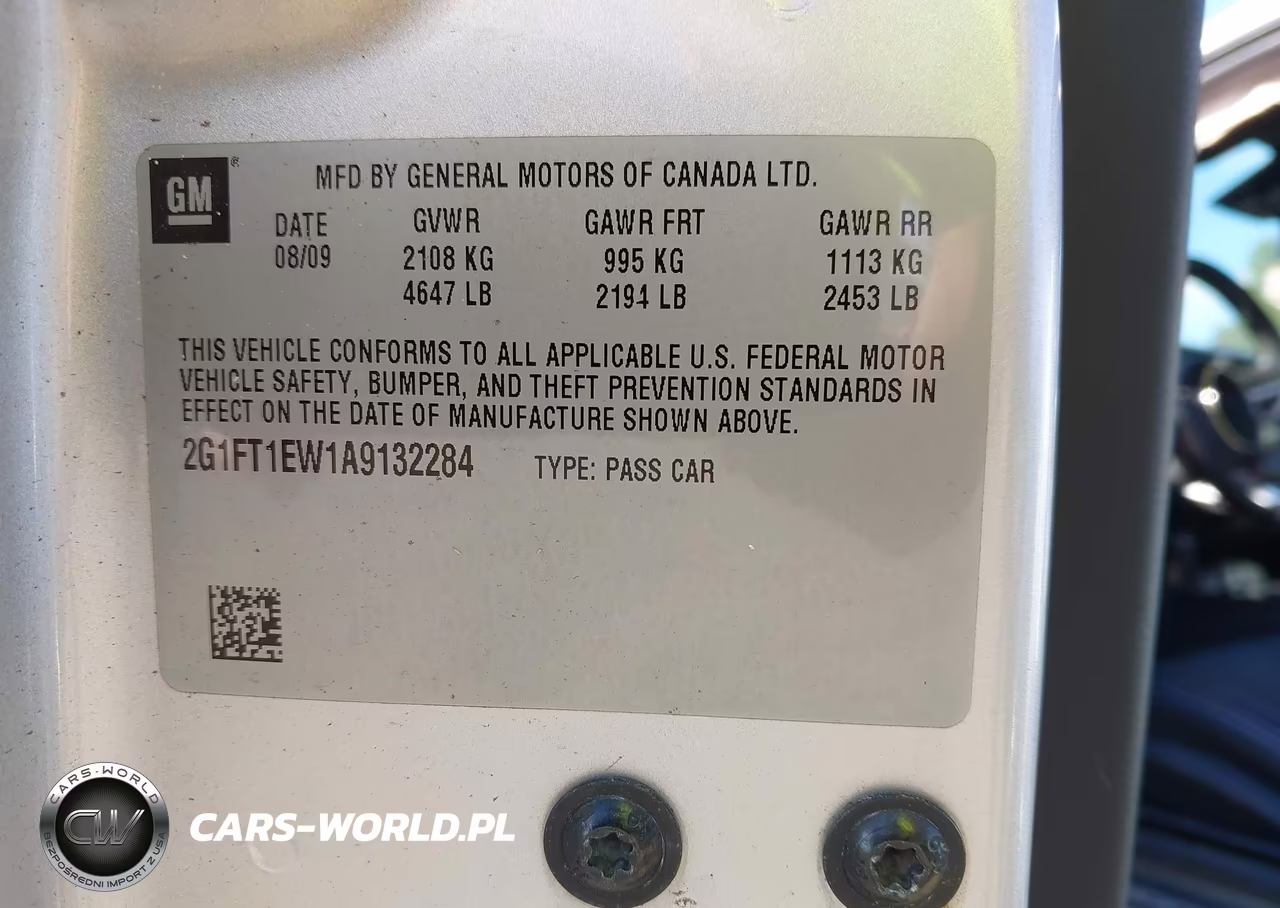 2010 Chevrolet Camaro 2Ss VIN:2G1FT1EW1A9132284 - 9