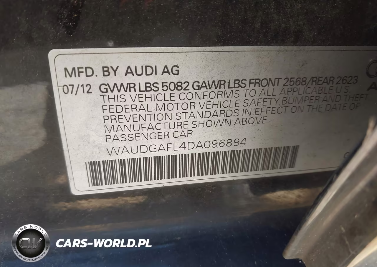 2013 Audi S4 3.0T Premium Plus VIN:WAUDGAFL4DA096894 - 9