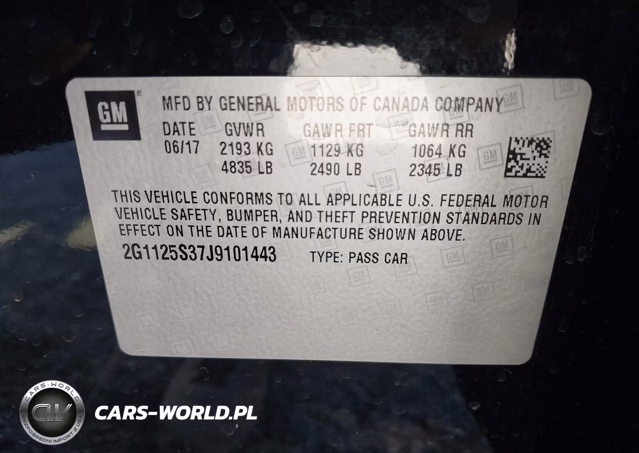 2018 Chevrolet Impala 2Lz VIN:2G1125S37J9101443 - 9