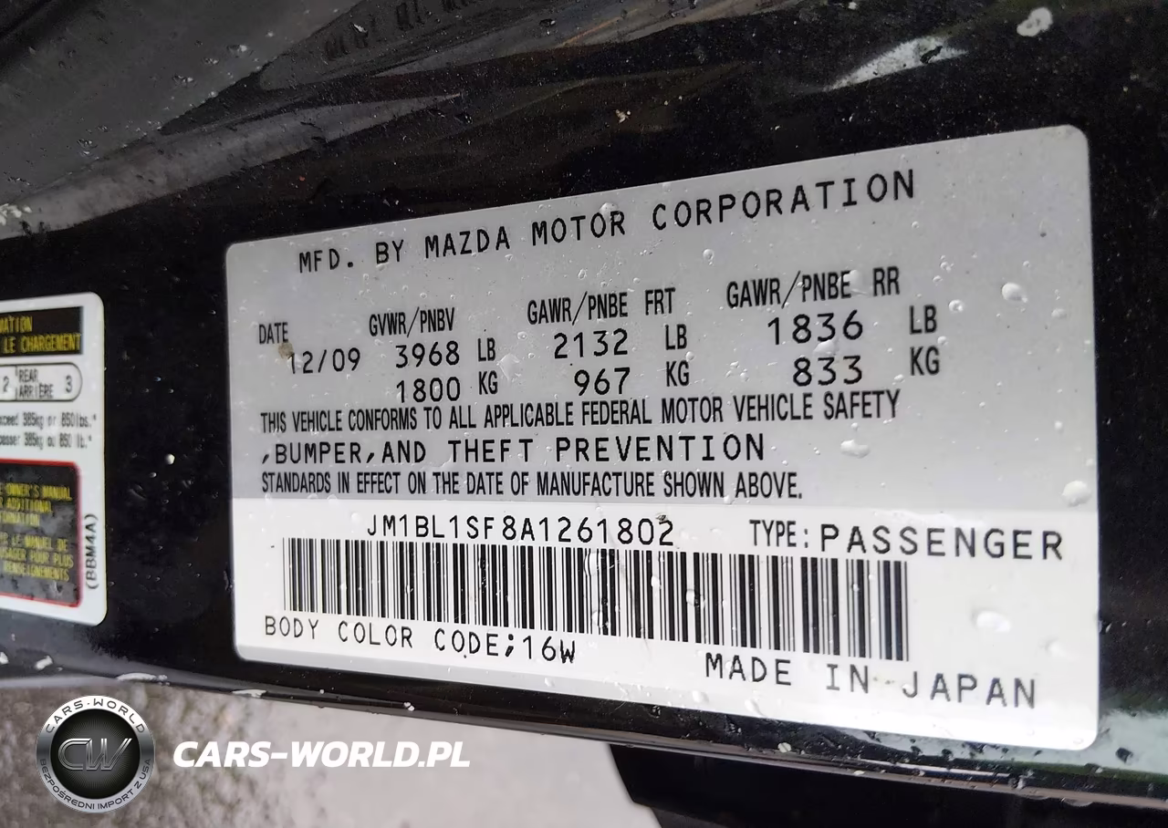 2010 Mazda Mazda3 I Touring VIN:JM1BL1SF8A1261802 - 9