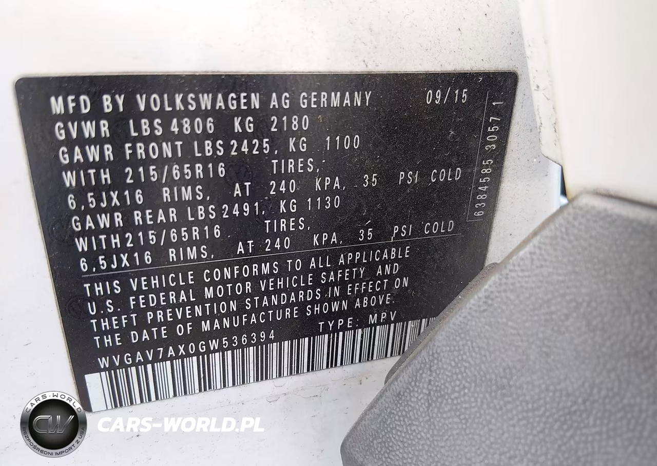 2016 Volkswagen Tiguan R-Line-S-Se-Sel VIN:WVGAV7AX0GW536394 - 9