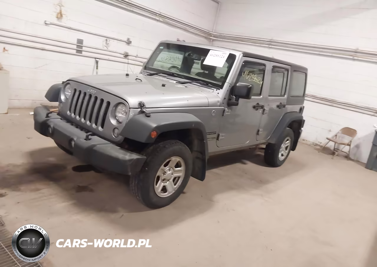 2018 Jeep Wrangler Jk Unlimited Sport Rhd 4X4 VIN:1C4BJWKGXJL832867 - 2