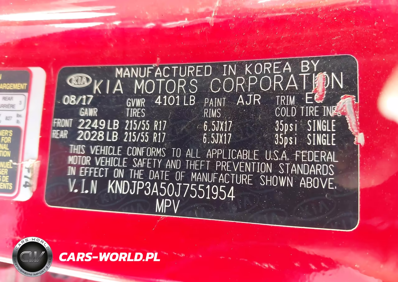 2018 Kia Soul + VIN:KNDJP3A50J7551954 - 9