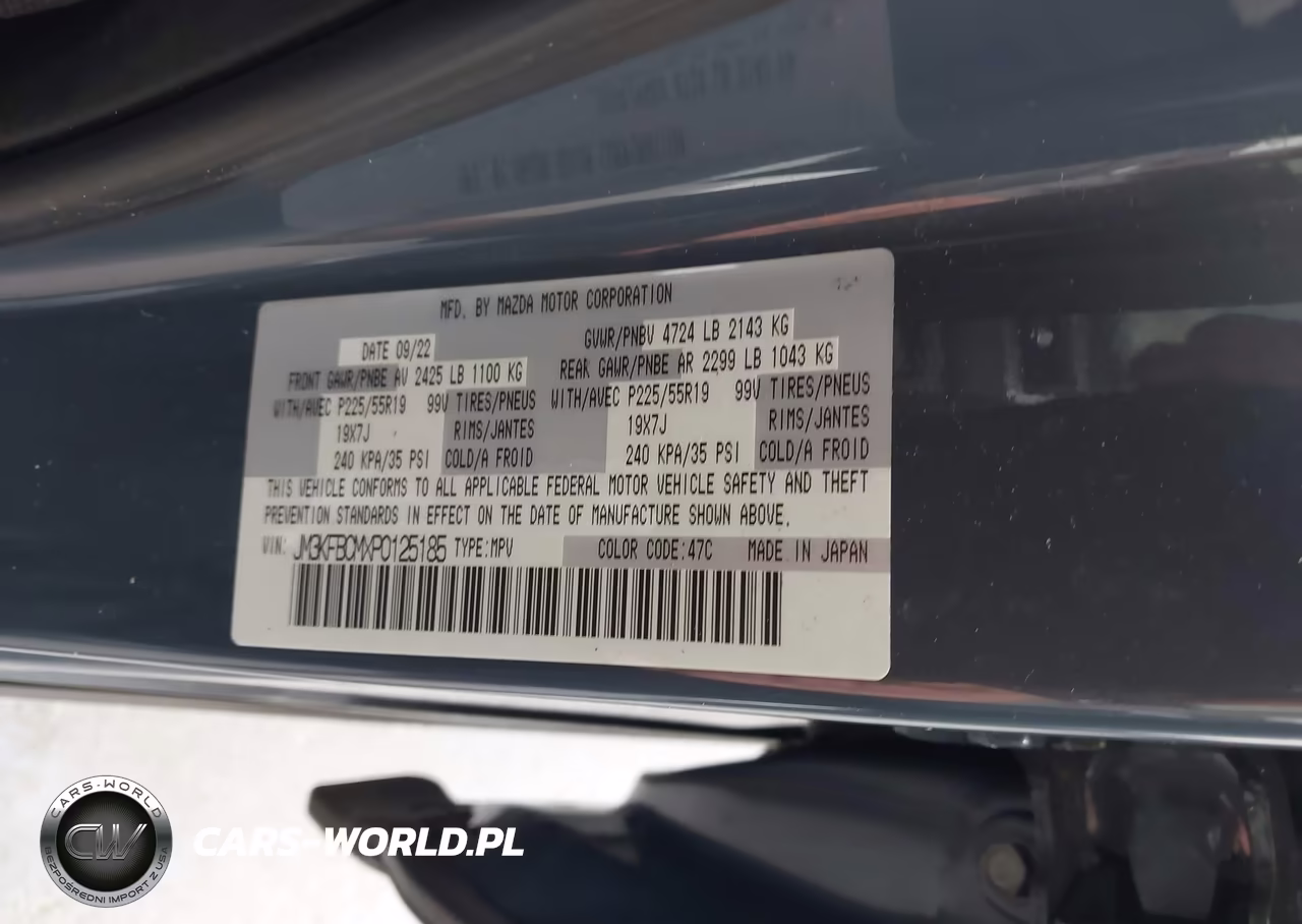 2023 Mazda Cx-5 2.5 S Carbon Edition VIN:JM3KFBCMXP0125185 - 9