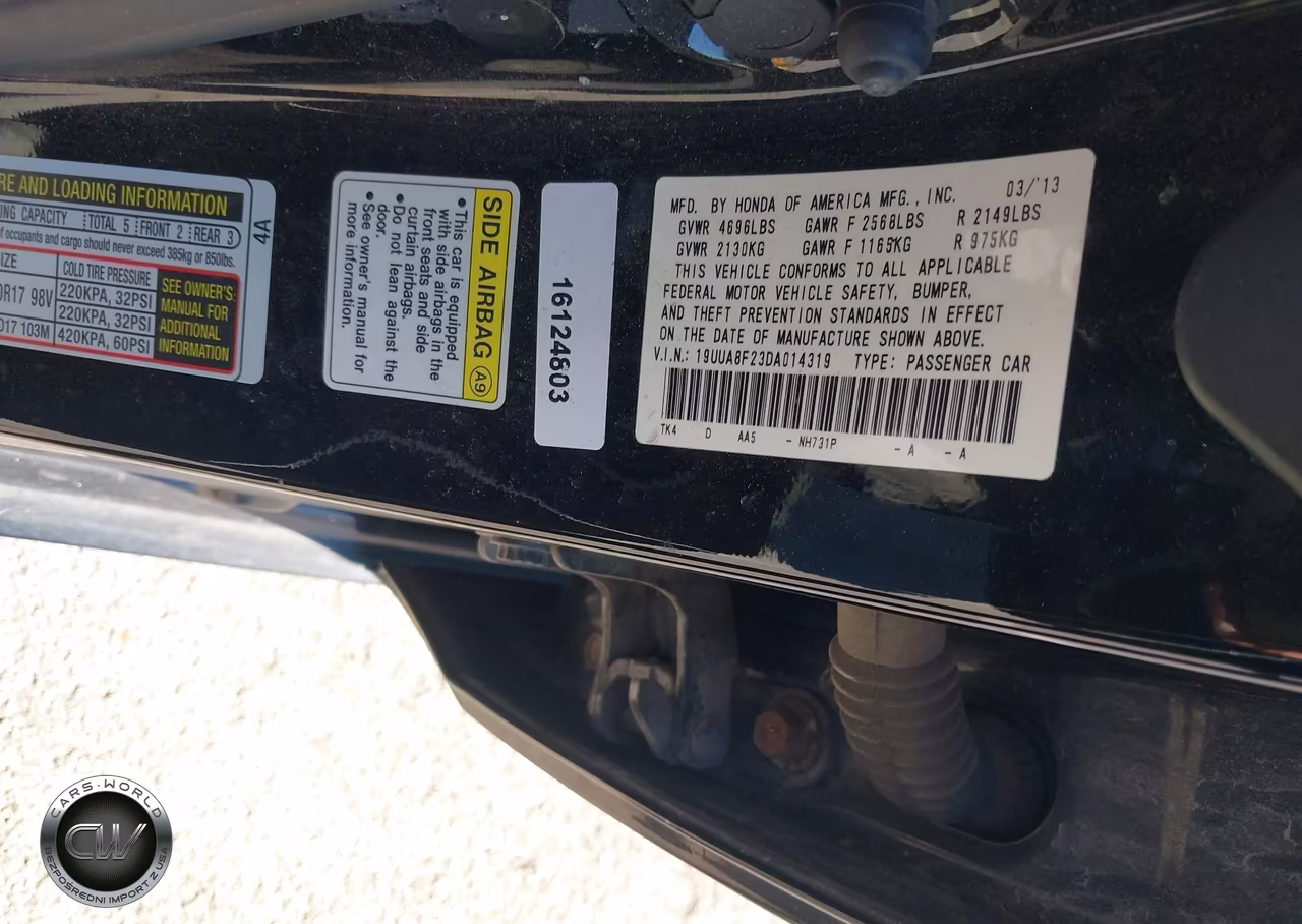 2013 Acura Tl 3.5 VIN:19UUA8F23DA014319 - 16