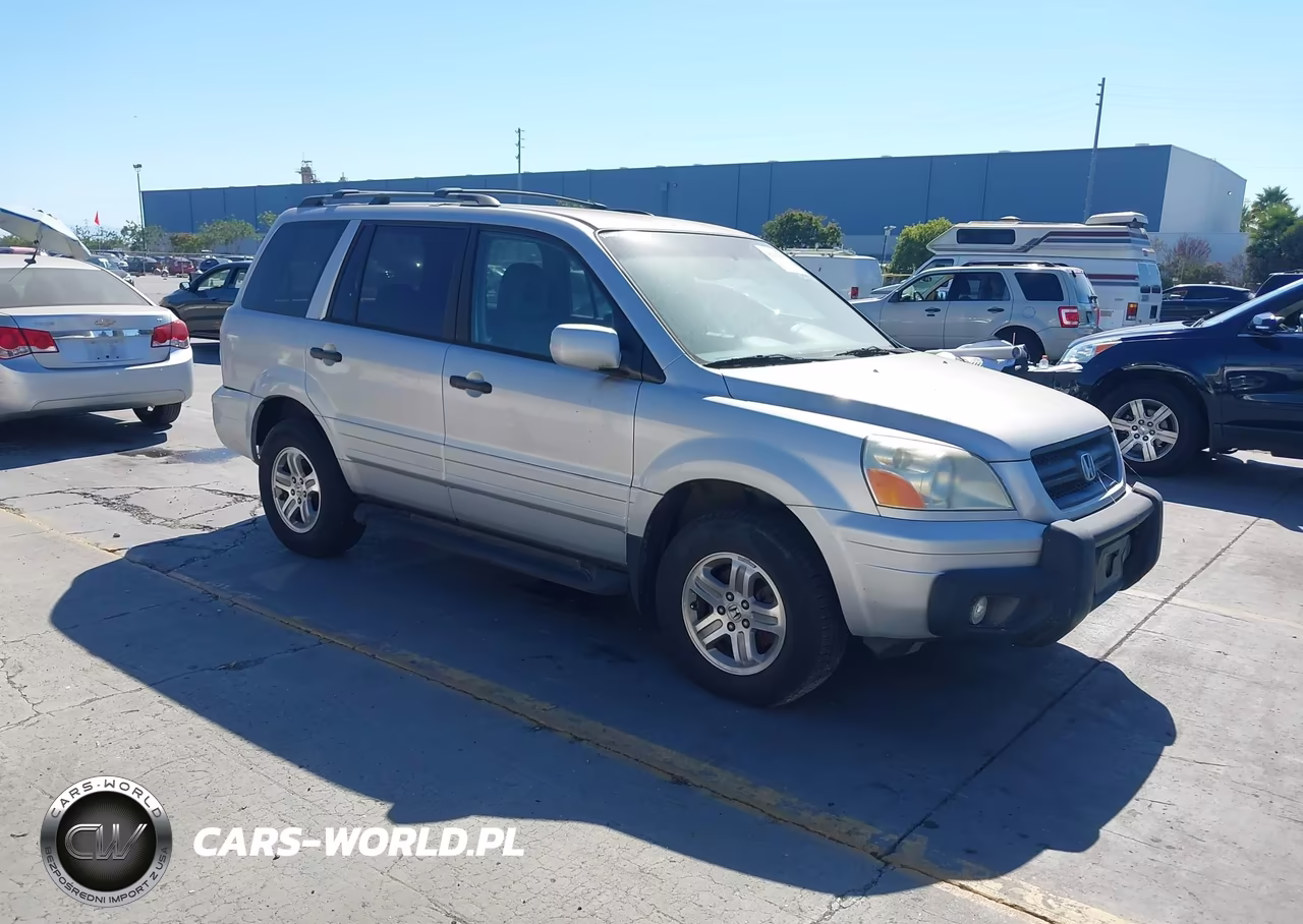 2003 Honda Pilot Ex-L VIN:2HKYF18743H544839 - 1