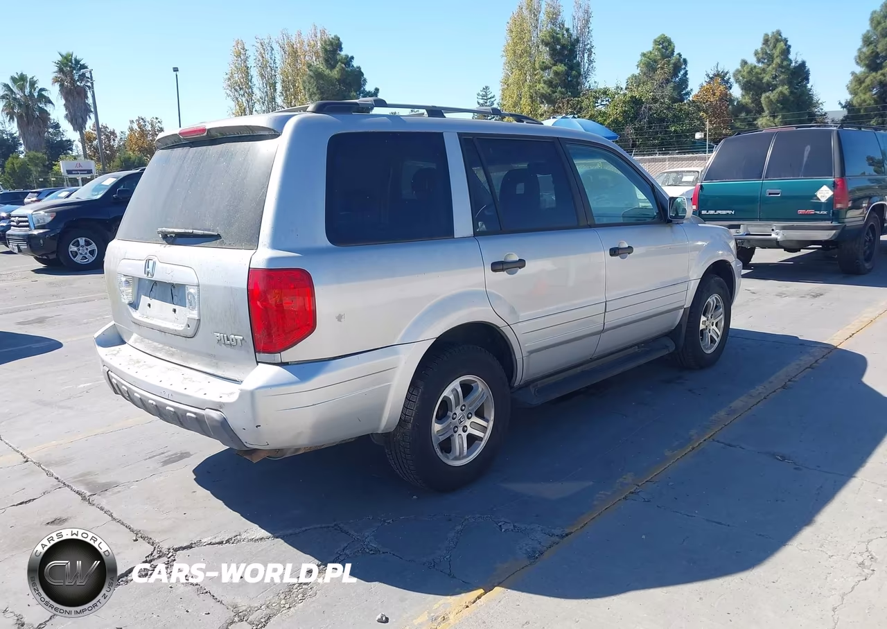 2003 Honda Pilot Ex-L VIN:2HKYF18743H544839 - 4