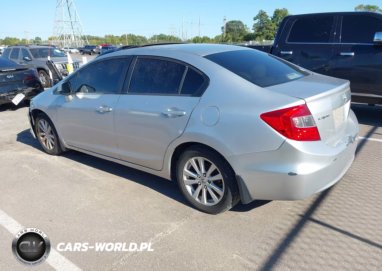 2012 Honda Civic Ex-L VIN:19XFB2F95CE044884 - 3