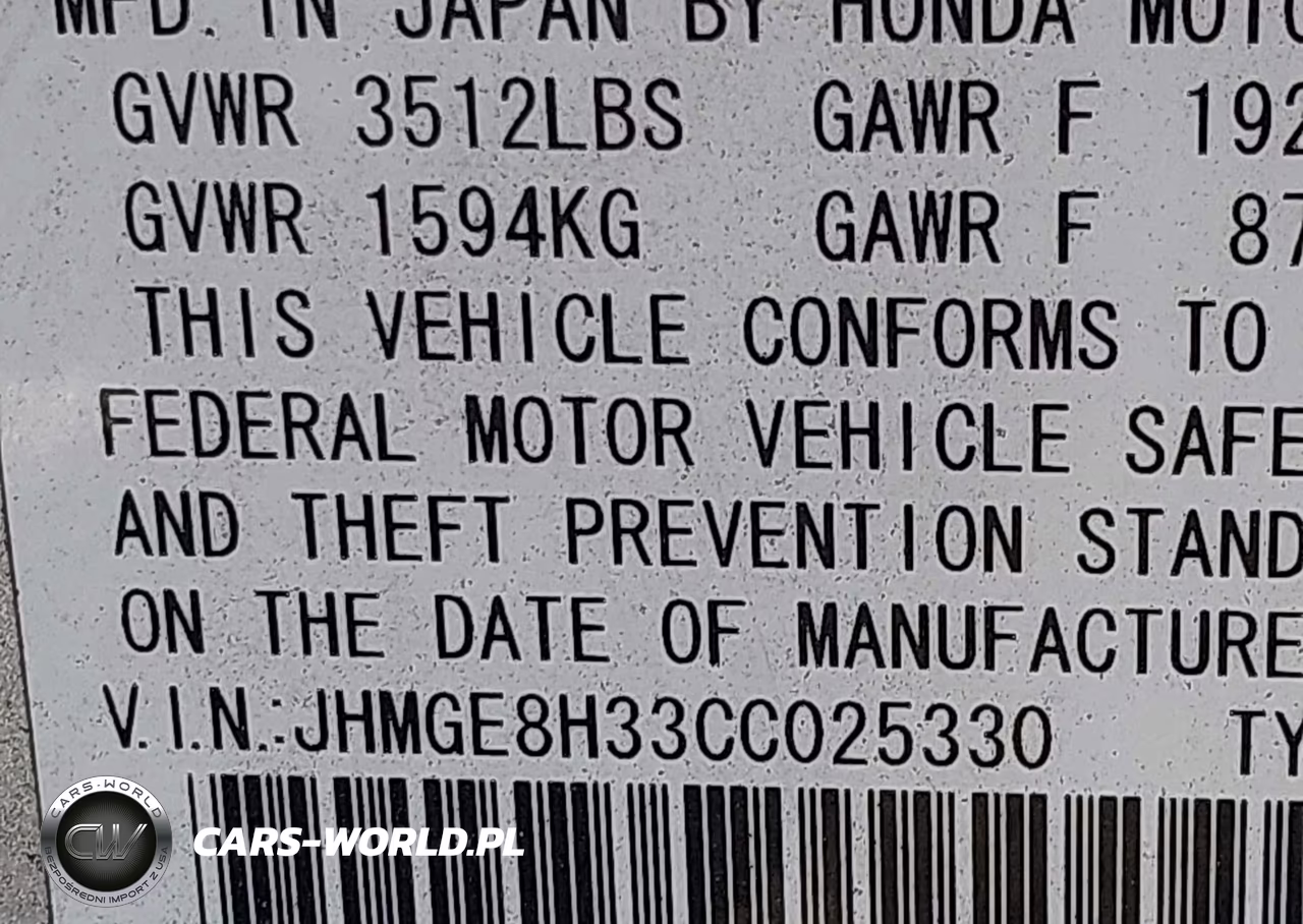 2012 Honda Fit VIN:JHMGE8H33CC025330 - 9