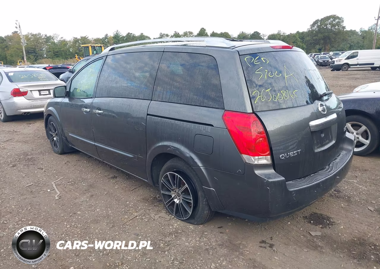 2007 Nissan Quest 3.5 S VIN:5N1BV28UX7N130387 - 3