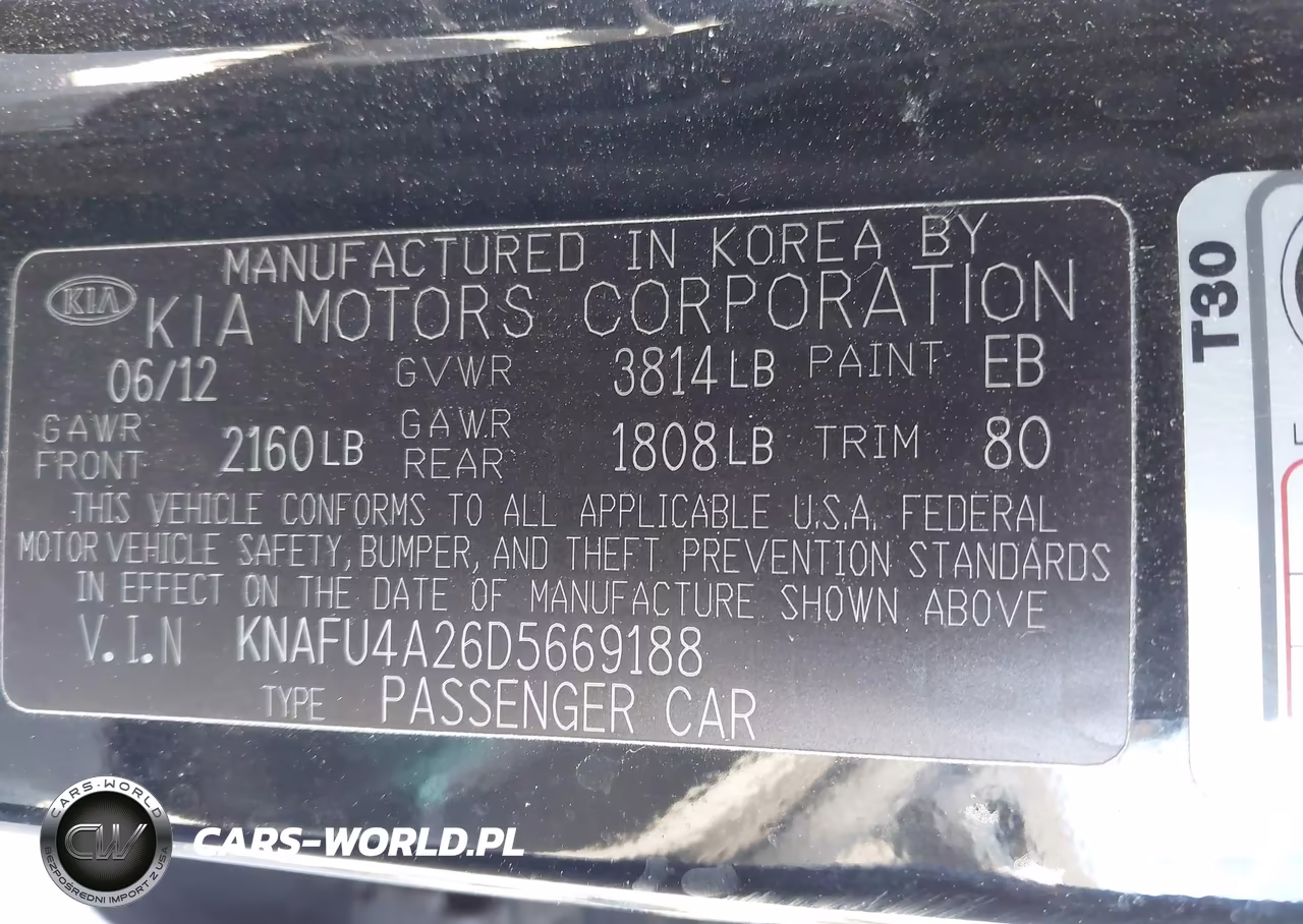 2013 Kia Forte Ex VIN:KNAFU4A26D5669188 - 9