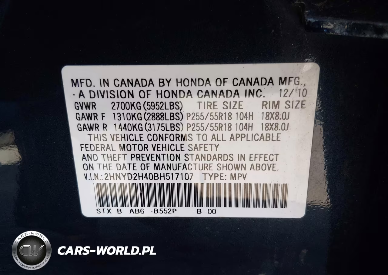 2011 Acura Mdx Technology Package VIN:2HNYD2H40BH517107 - 9