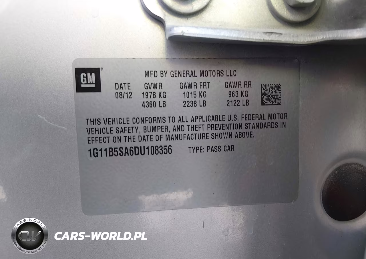 2013 Chevrolet Malibu 1Ls VIN:1G11B5SA6DU108356 - 9