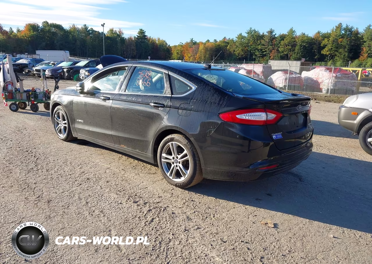 2016 Ford Fusion Hybrid Titanium VIN:3FA6P0RU3GR162233 - 3