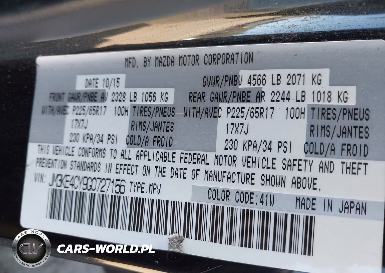 2016 Mazda Cx-5 Touring VIN:JM3KE4CY9G0727156 - 9