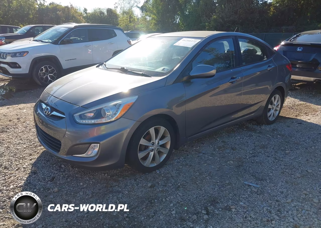 2014 Hyundai Accent Gls VIN:KMHCU4AE9EU766338 - 2