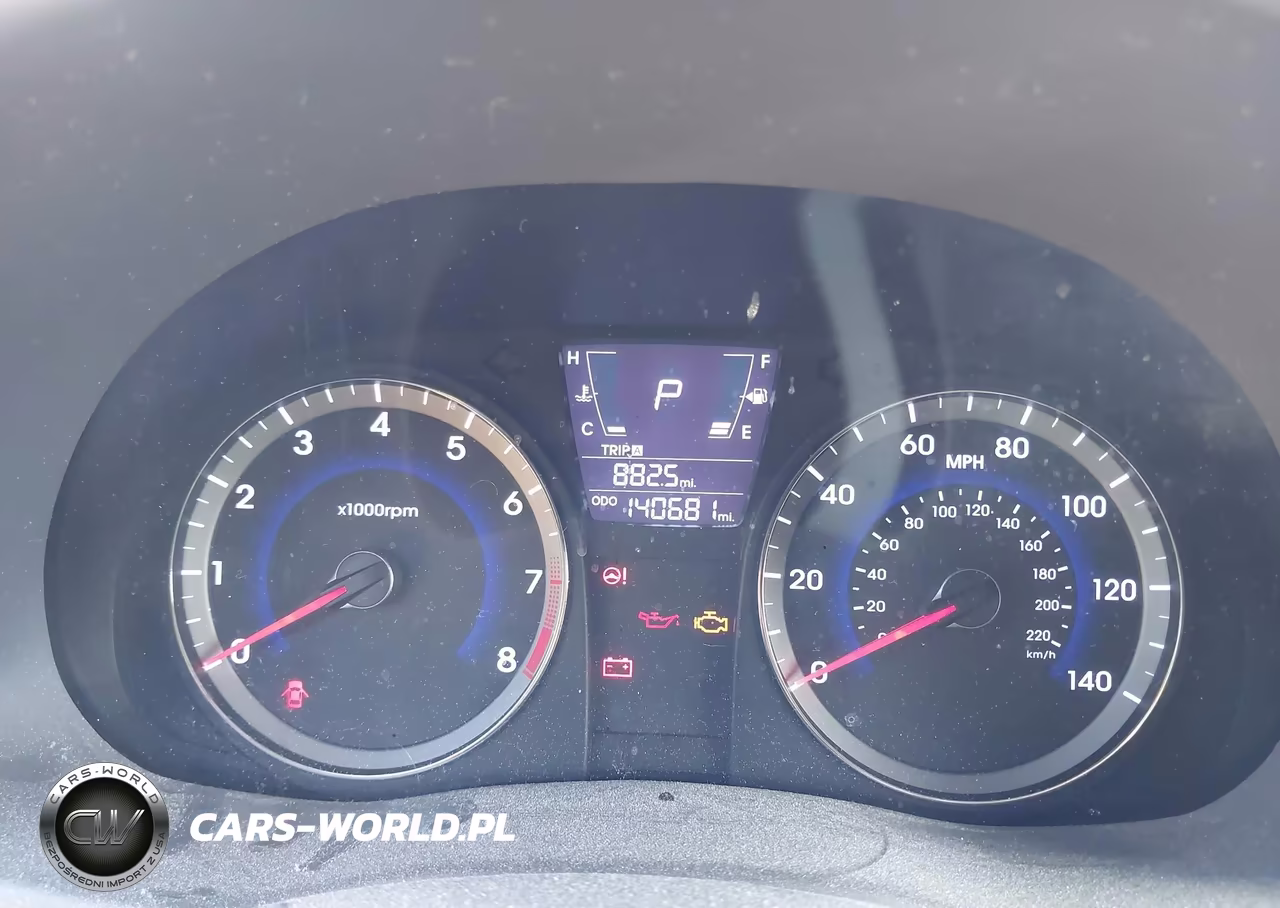 2014 Hyundai Accent Gls VIN:KMHCU4AE9EU766338 - 7