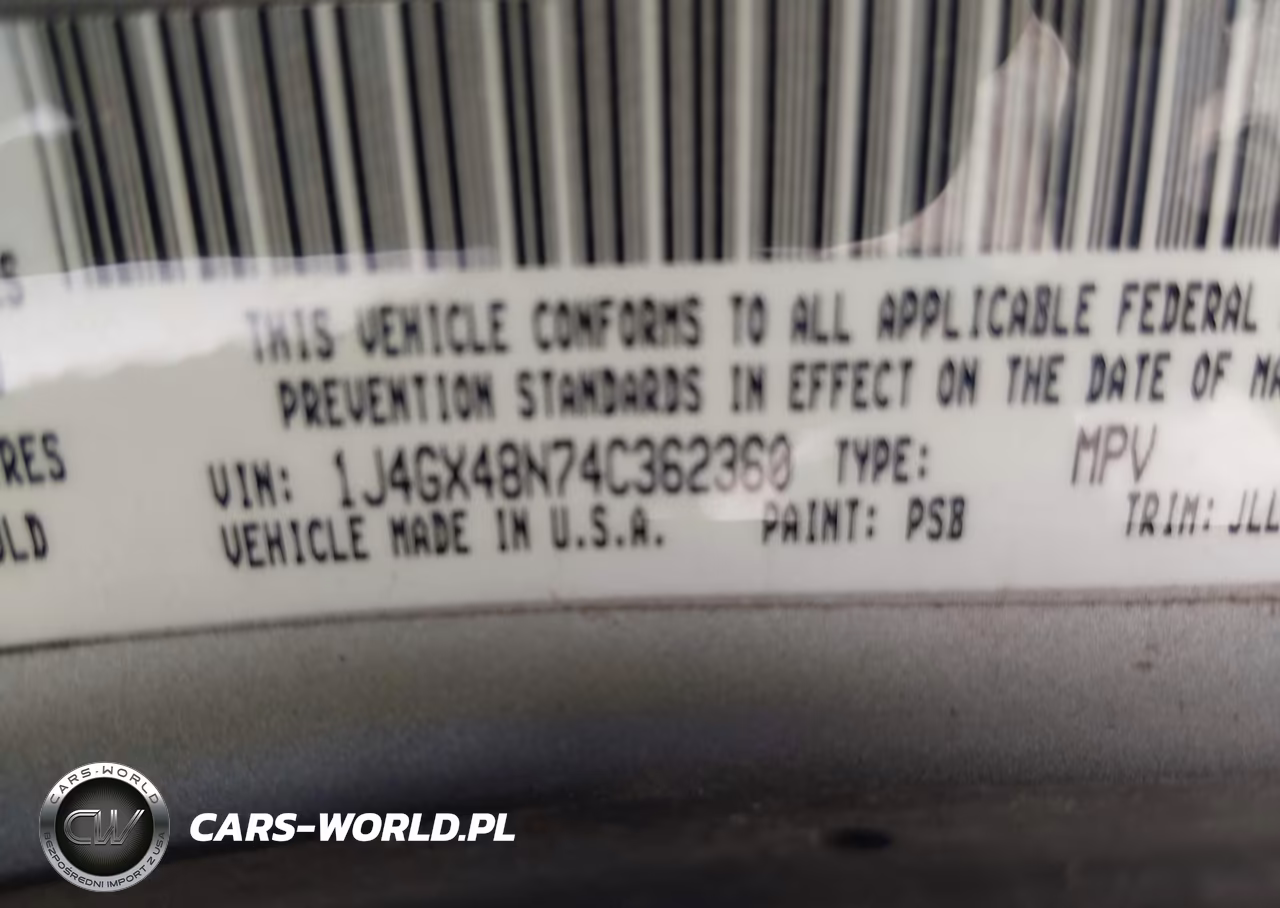 2004 Jeep Grand Cherokee Laredo VIN:1J4GX48N74C362360 - 9