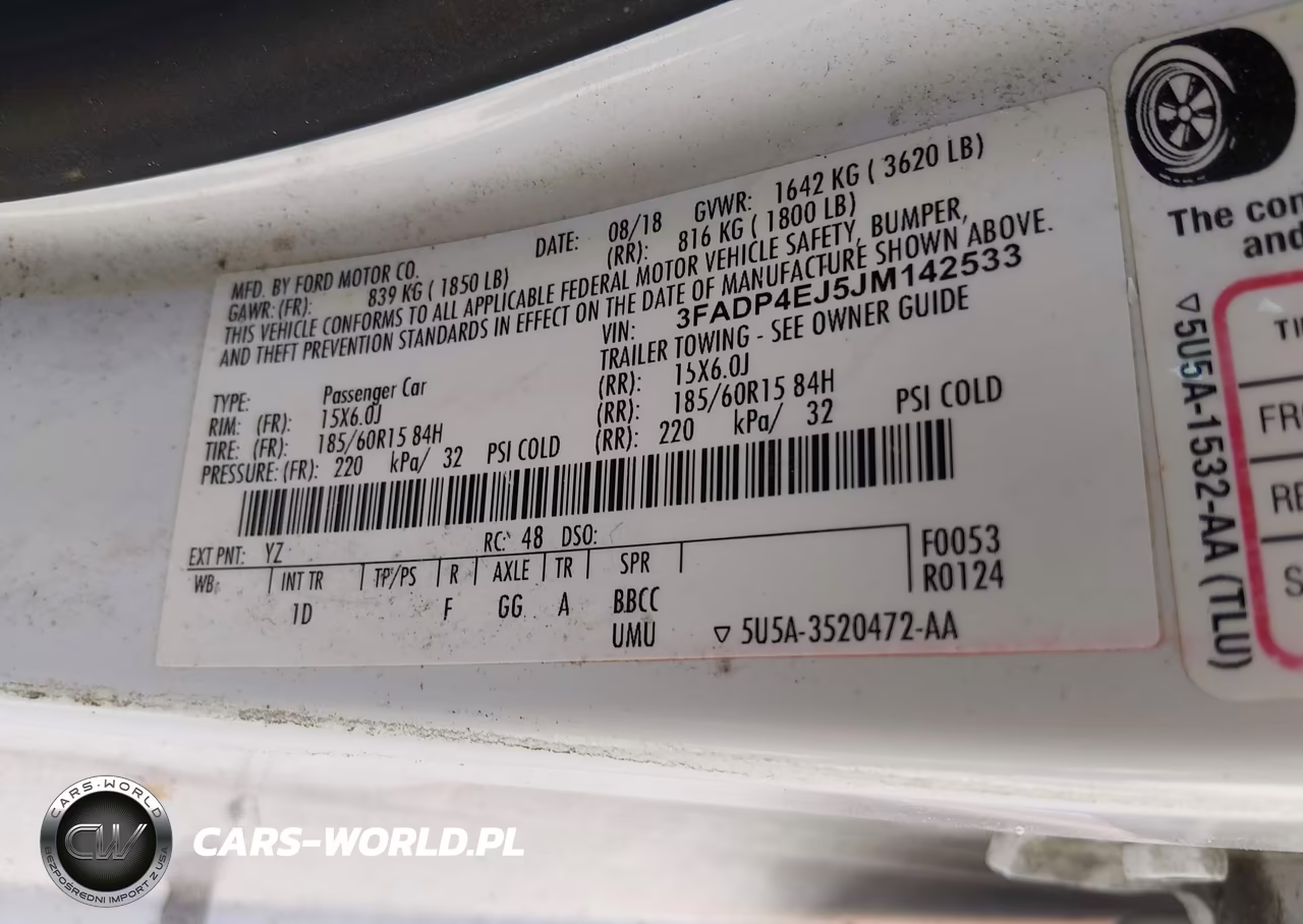 2018 Ford Fiesta Se VIN:3FADP4EJ5JM142533 - 9