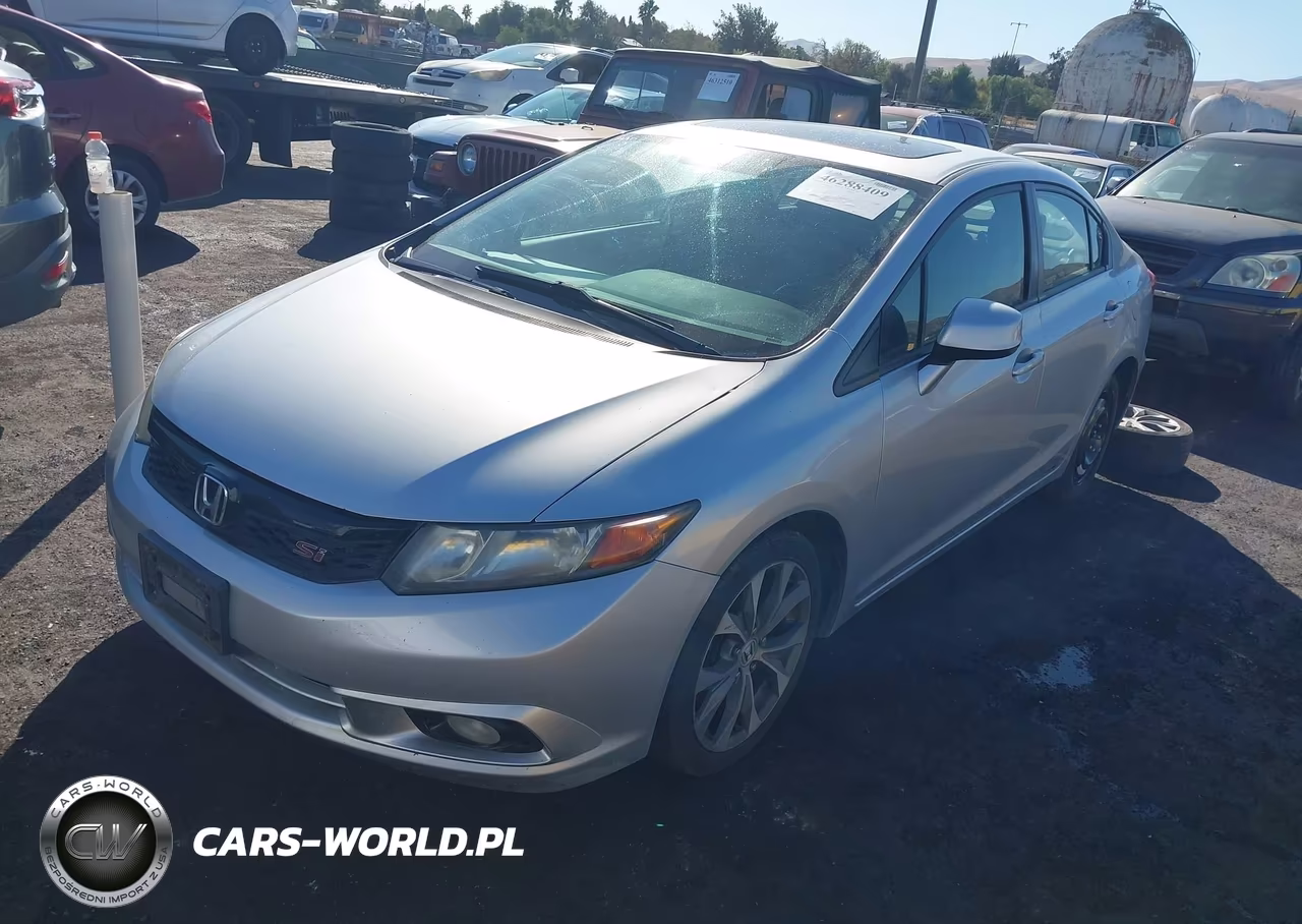 2012 Honda Civic Si VIN:2HGFB6E56CH700926 - 2