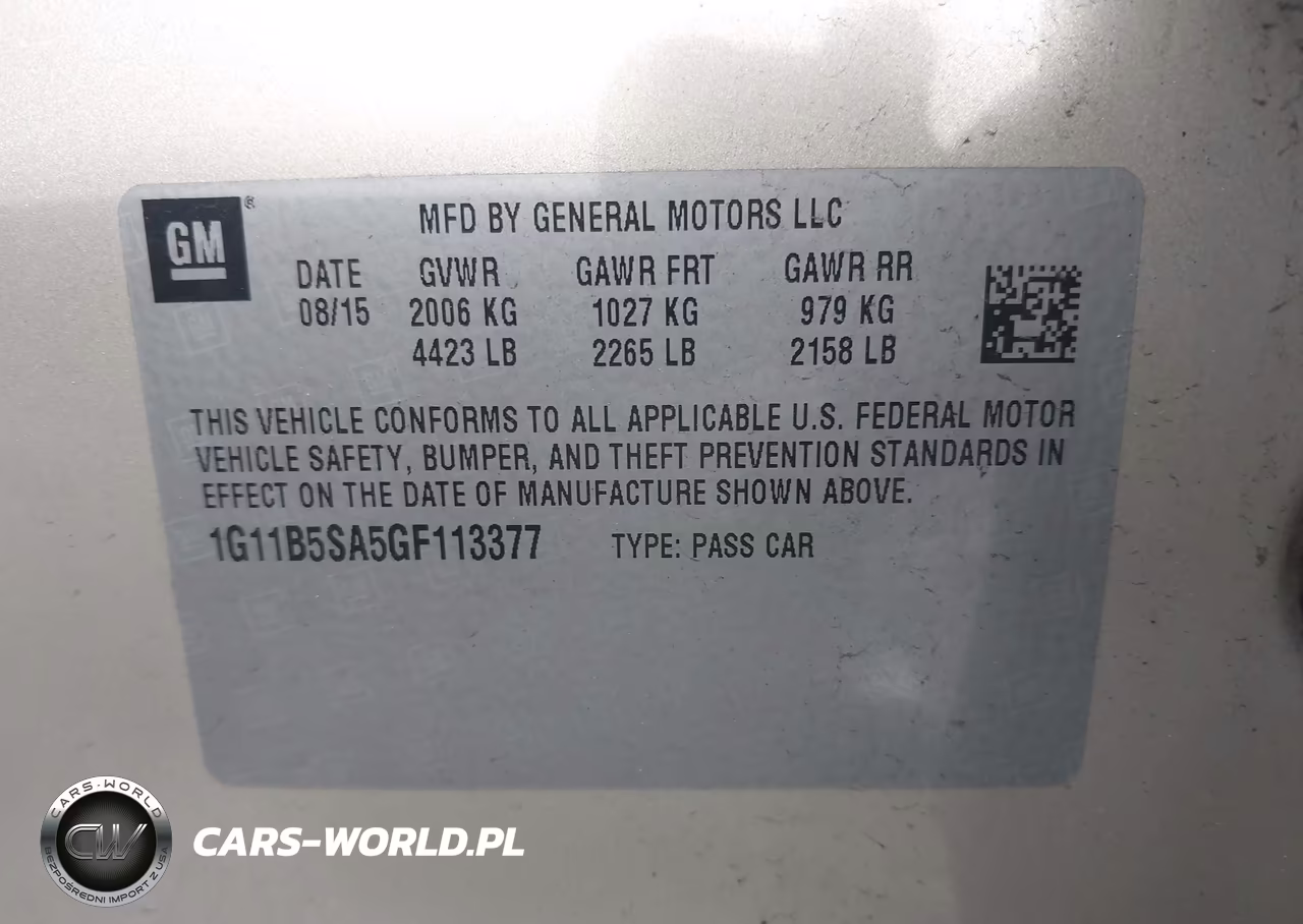 2016 Chevrolet Malibu Limited Ls VIN:1G11B5SA5GF113377 - 9