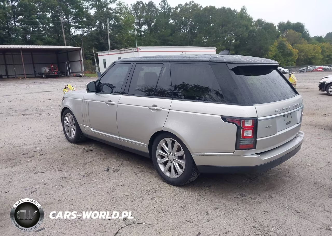2017 Land Rover Range Rover 3.0L V6 Supercharged Hse VIN:SALGS2FV1HA349447 - 3