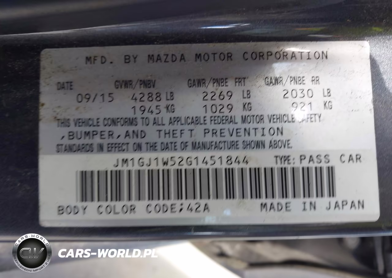 2016 Mazda Mazda6 I Grand Touring VIN:JM1GJ1W52G1451844 - 9