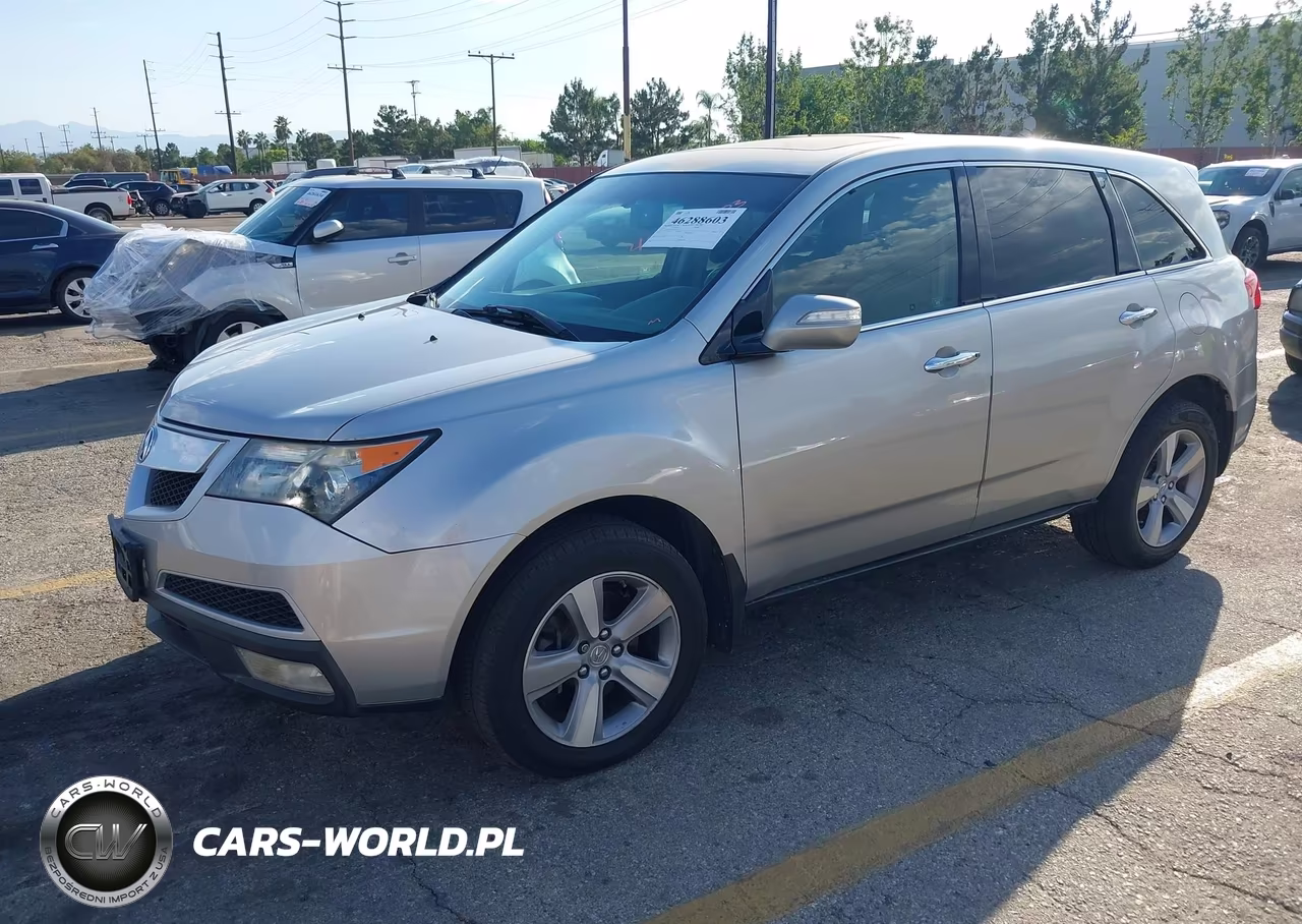 2012 Acura Mdx VIN:2HNYD2H2XCH512237 - 2