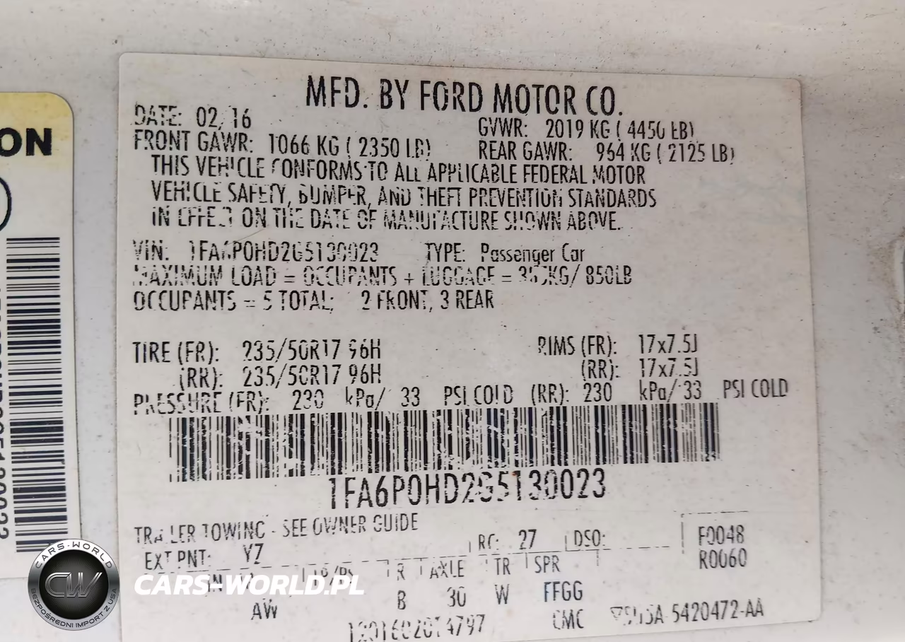 2016 Ford Fusion Se VIN:1FA6P0HD2G5130023 - 9