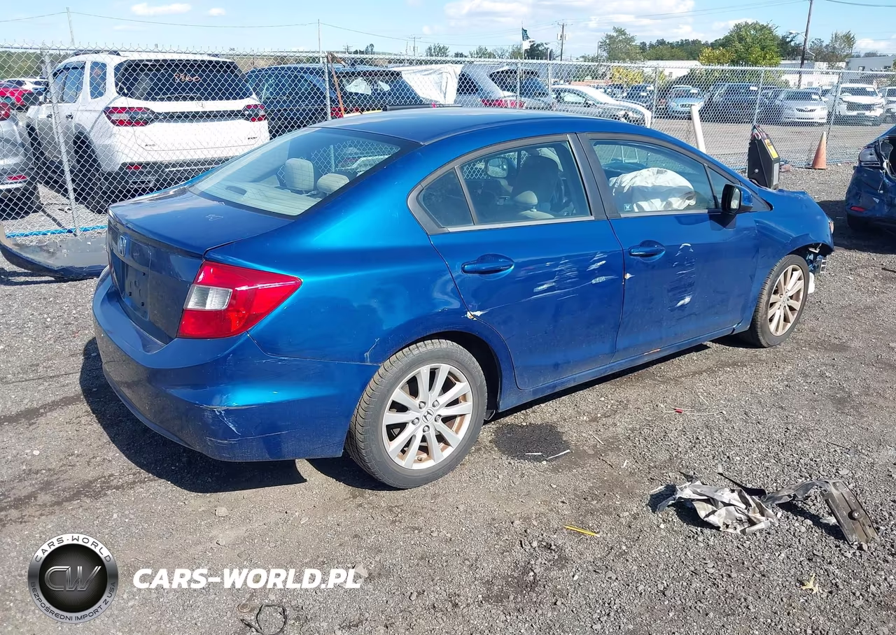 2012 Honda Civic Ex VIN:19XFB2F89CE325819 - 4