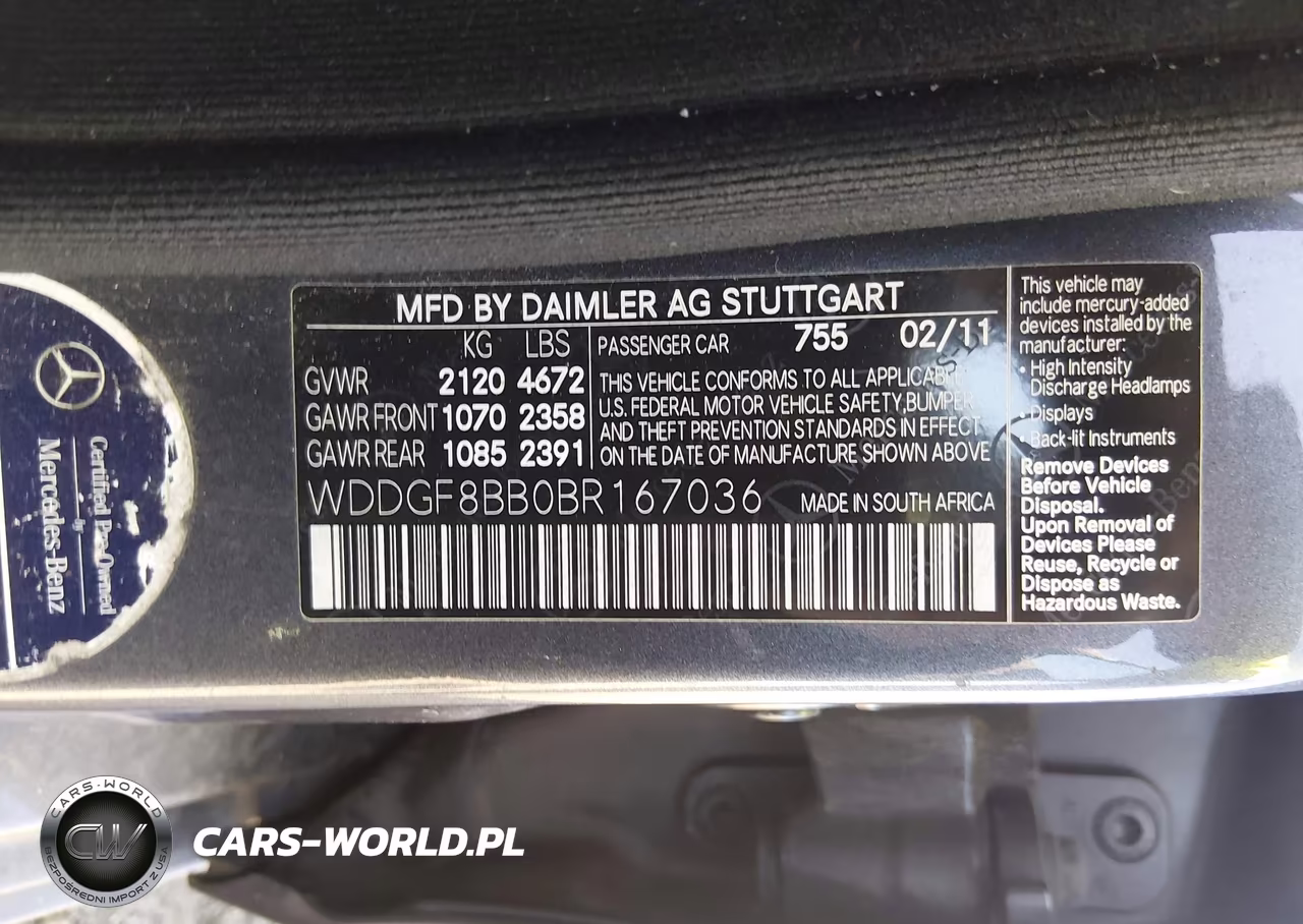 2011 Mercedes-Benz C 300 Luxury 4Matic VIN:WDDGF8BB0BR167036 - 9