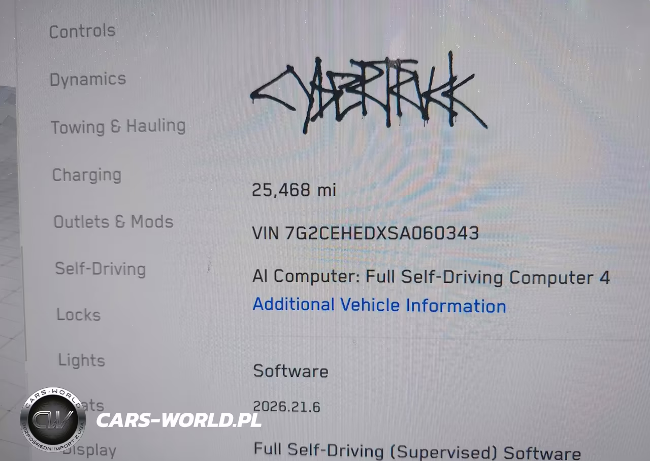 2025 Tesla Cybertruck All-Wheel Drive VIN:7G2CEHEDXSA060343 - 7