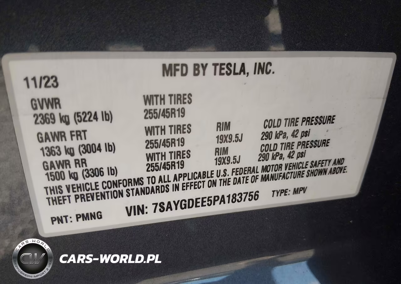 2023 Tesla Model Y Awd-Long Range Dual Motor All-Wheel Drive VIN:7SAYGDEE5PA183756 - 9