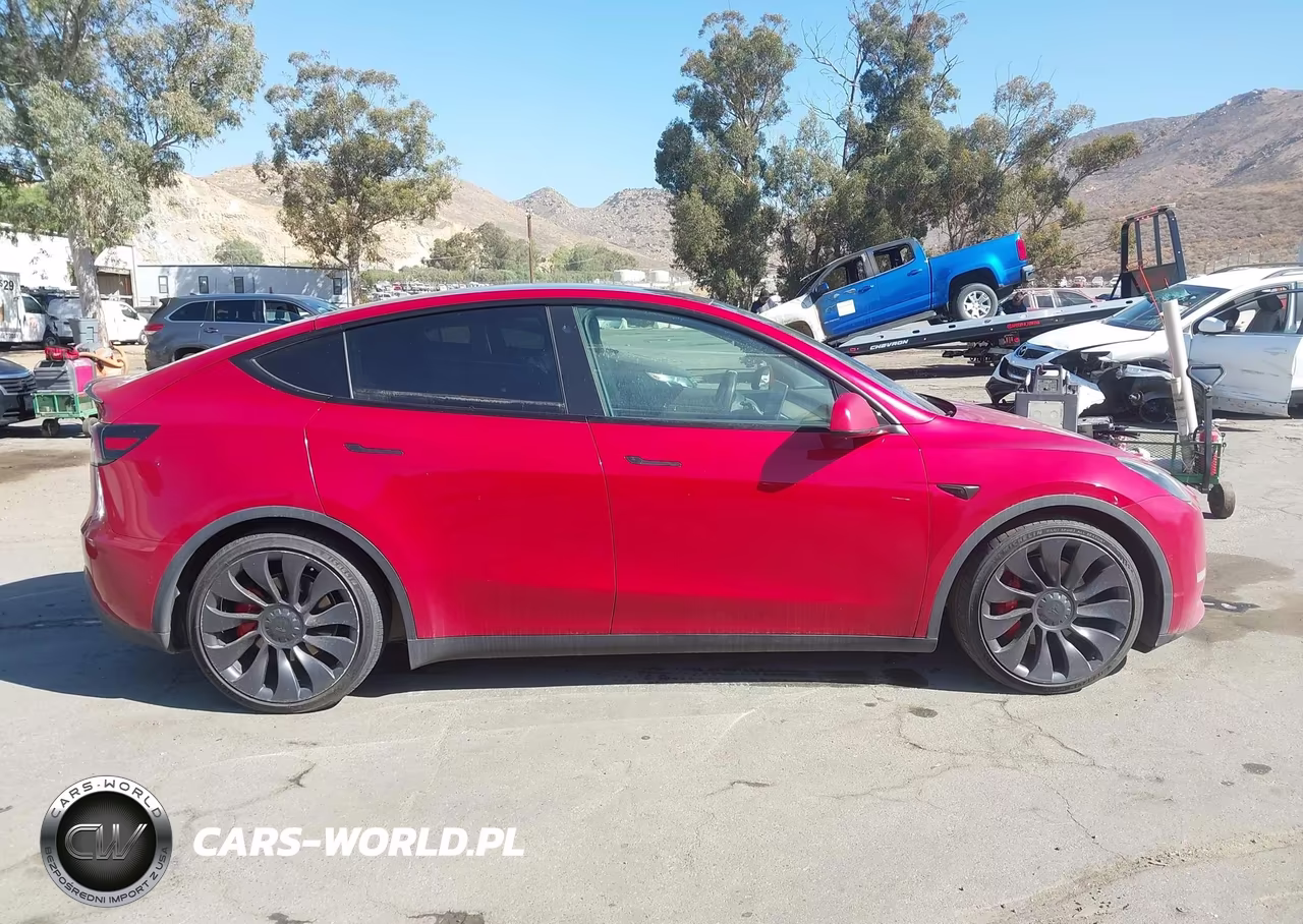 2021 Tesla Model Y Performance Dual Motor All-Wheel Drive VIN:5YJYGDEF6MF257755 - 12